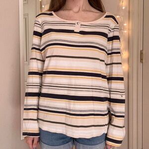 Striped Long Sleeve T-Shirt